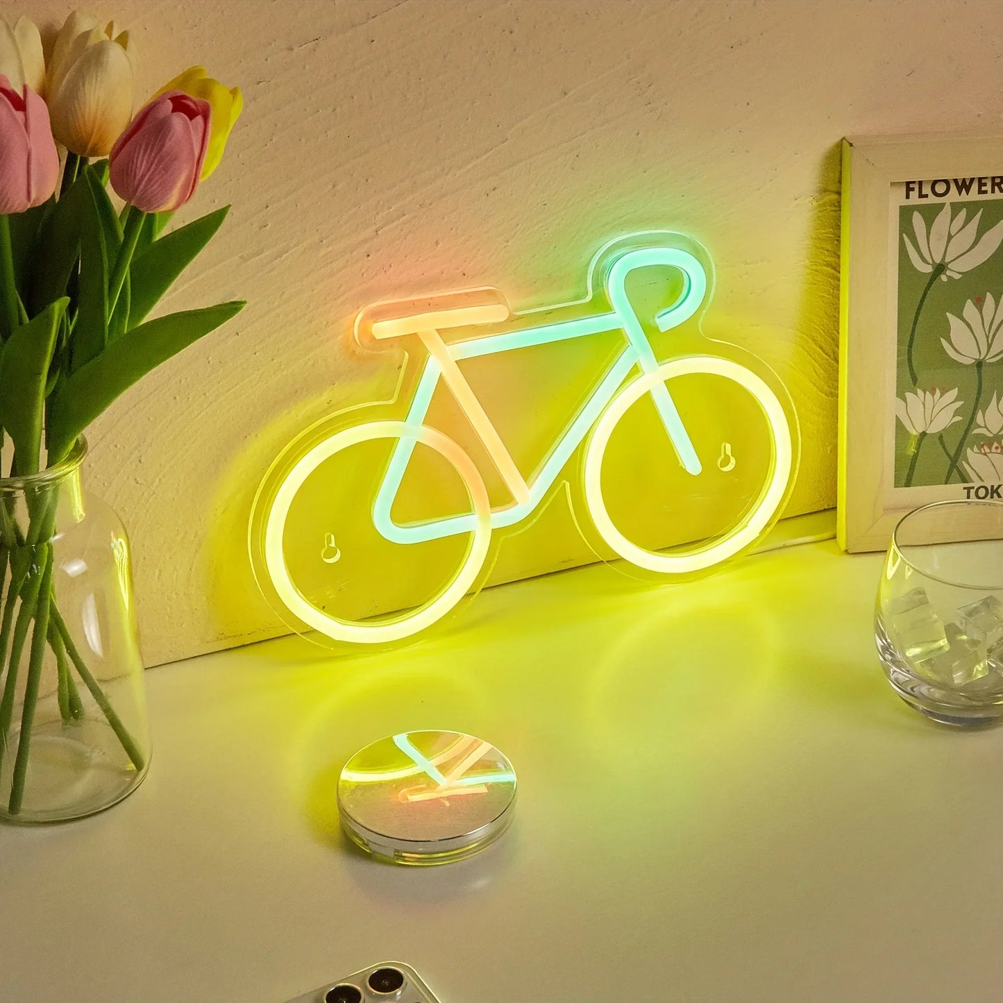 Fixie Bicycle Neon Sign