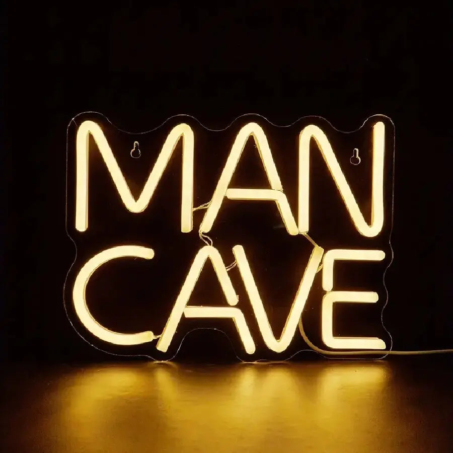 MAN CAVE Neon Light Wall Sign