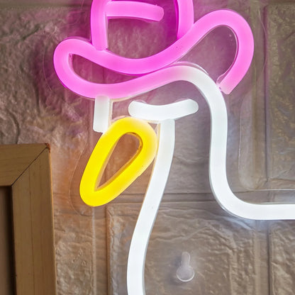 Rodeo Duck Neon Sign