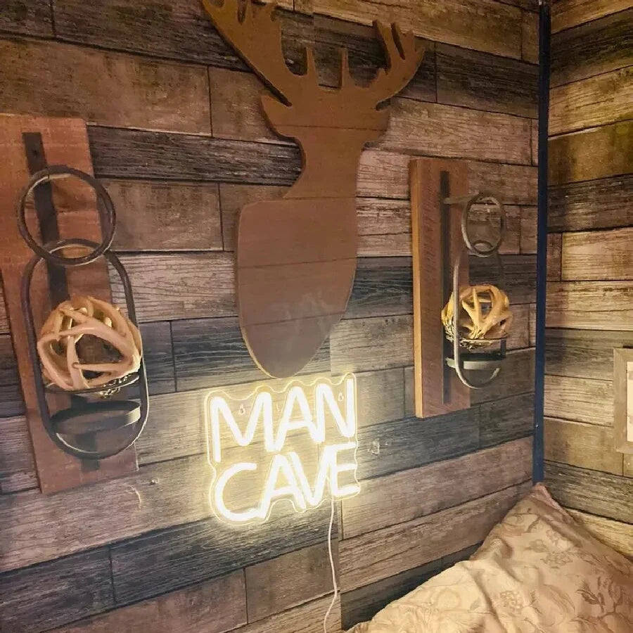 MAN CAVE Neon Light Wall Sign