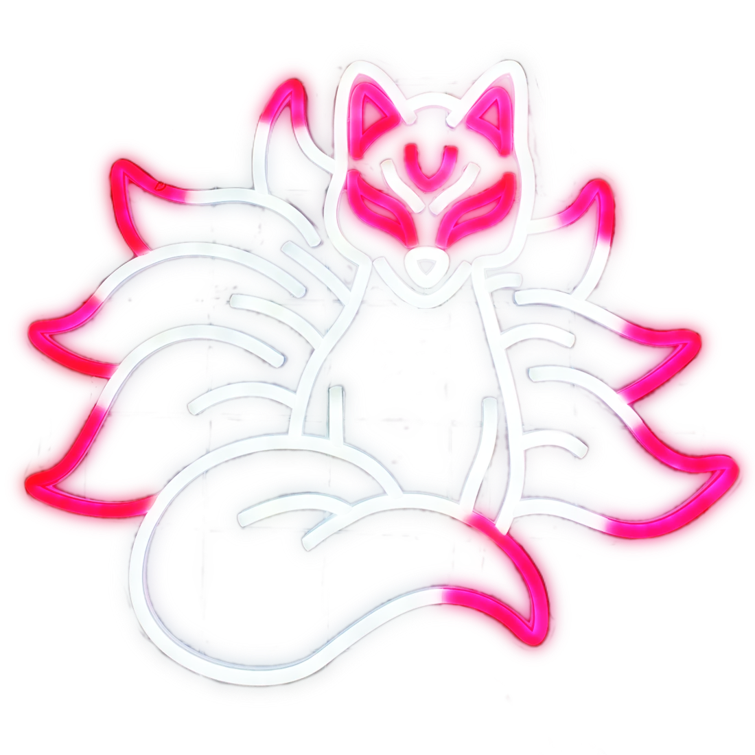 Kitsune (nine-tailed fox) Neon Sign